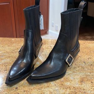 Zara boots 38 NWT top quality leather org $349